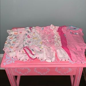 Infant girls clothing bundle 0-3 months